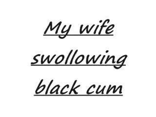 Дружина swollowing чорна сперма